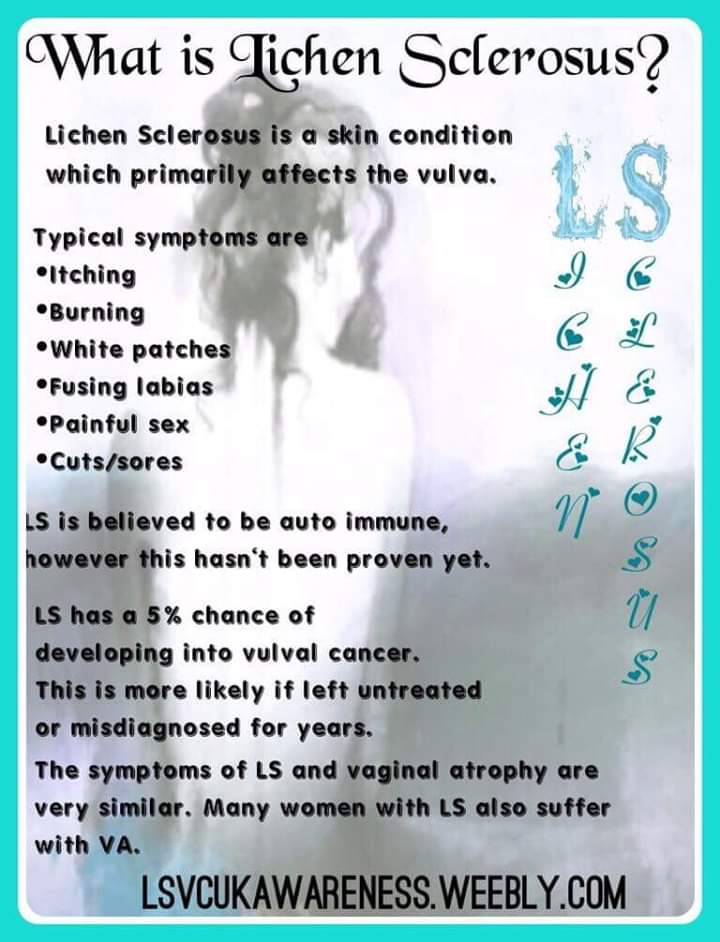 Lichen When it - Lichen Sclerosus & Vulval cancer UK Awareness